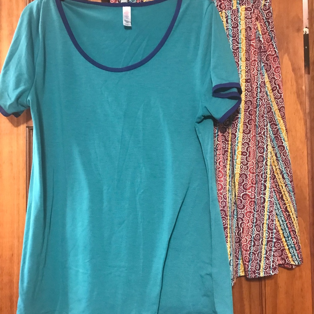M Classic T and M Madison Lularoe outfit.